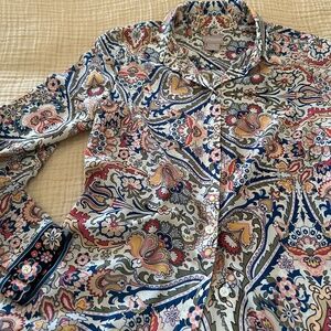 CHICO'S BUTTON DOWN TUNIC DRESS - SIZE 0